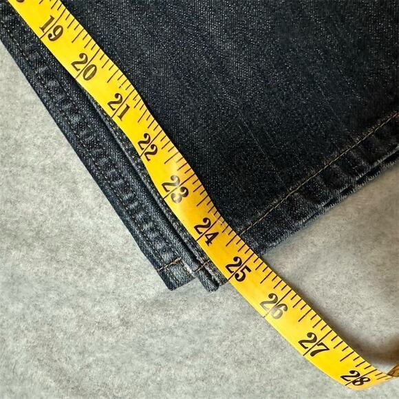 Levi's 514 Men's Straight Leg Dark Blue Jeans Size 34x30 See measurements - Picture 11 of 16